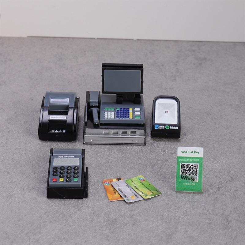 Toy Cash Register - Set Figur Miniatur Koleksi Mesin Kasir