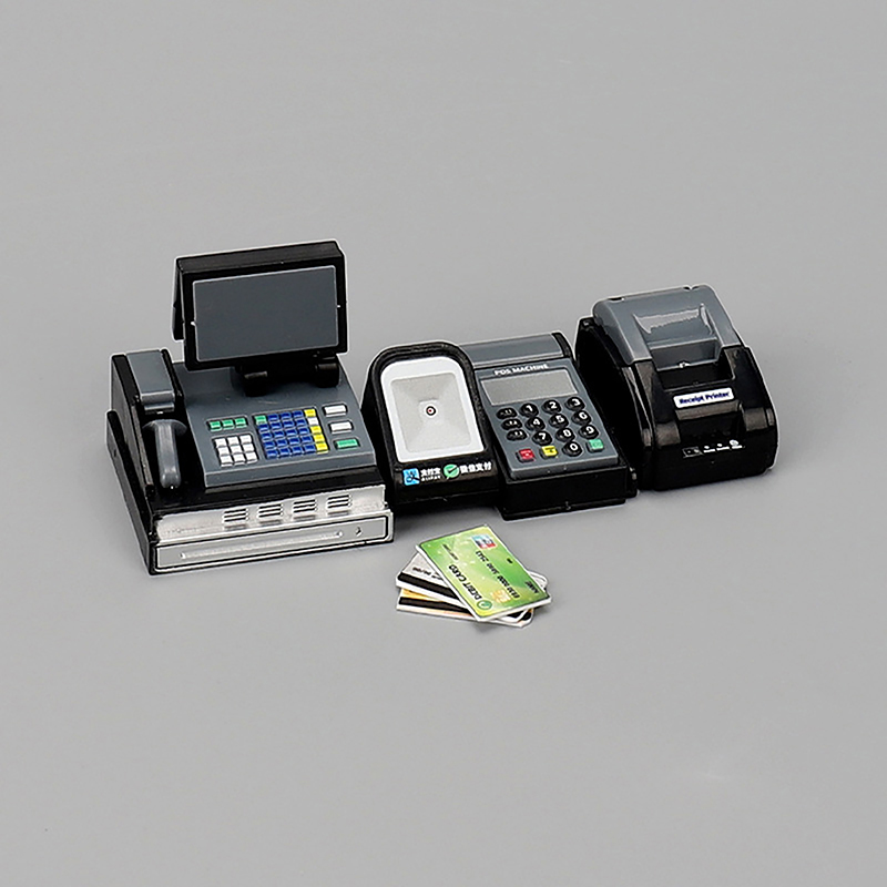 Toy Cash Register - 【F】Mesin Kasir Supermarket Mini untuk Rumah