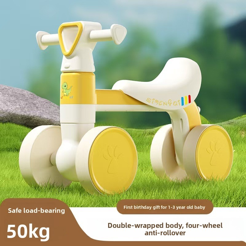 Sepeda Keseimbangan Bayi 4 Rod - Kids Toys 3 Year Old ulasan dan harga