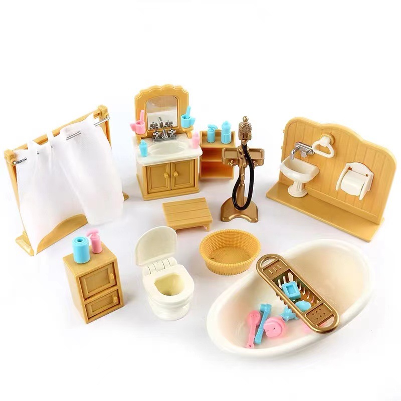 Miniatur rumah boneka kotak ha - Kids Toys Kitchen Set ulasan dan harga