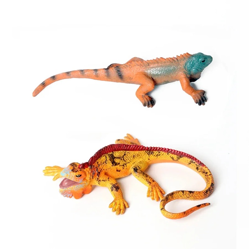 Figur Kadal Iguana, Mainan Bun - Kids Toys Reviews ulasan dan harga