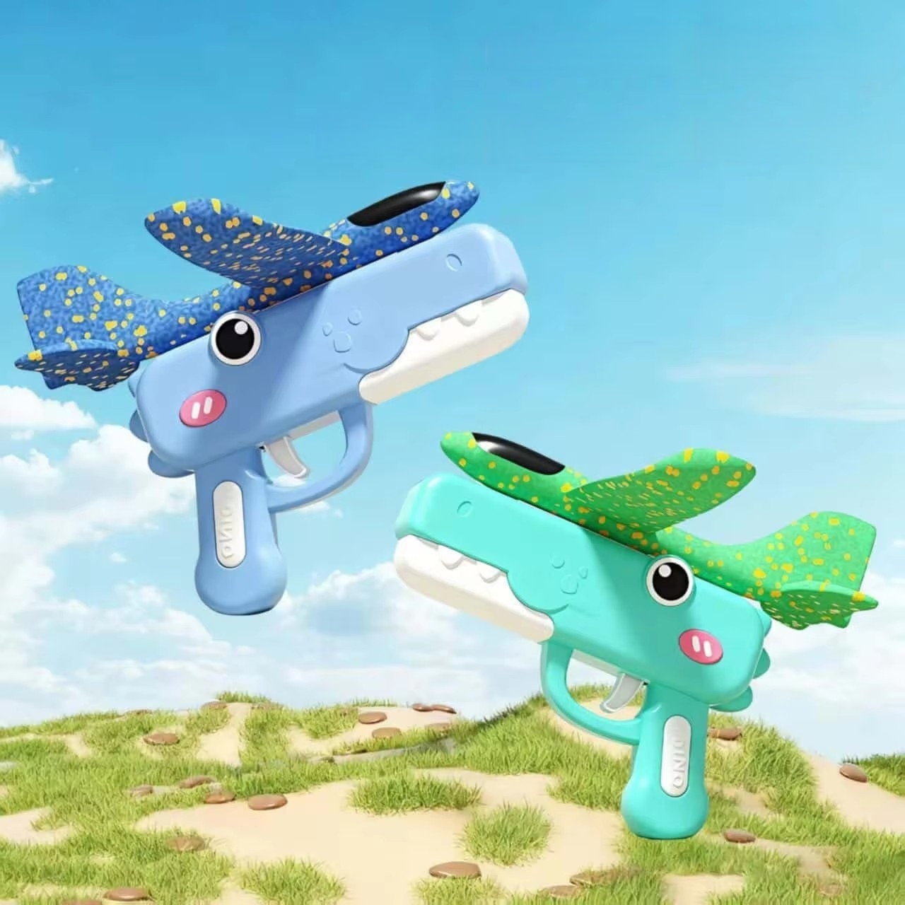 Mainan Pesawat Terbang Busa Di - Catapult Launcher Toy ulasan dan harga